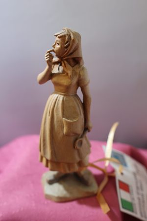 Servant Girl ~ Wood Carving by Anri