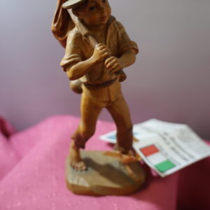 Running Away ~ Wood Carving by Anri