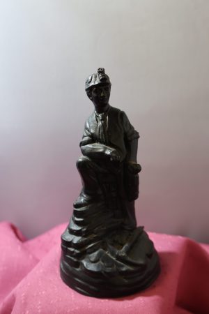 Welsh Coal Miner Figure with Pickaxe