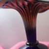 Iridescent Blue-Black Jack in the Pulpit Stemmed Vase ~ Art / Carnival Glass - SOLD - Image 5