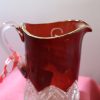 EAPG Heart Band Ruby Jug ~ souvenir "Ottawa Exhibition 1908" - SOLD - Image 3
