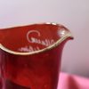 EAPG Heart Band Ruby Jug ~ souvenir "Ottawa Exhibition 1908" - SOLD - Image 4