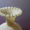 Fenton Satin Custard Swirl Vase - Image 6