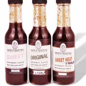 Saucy Dotty's Gourmet BBQ, Dipping Sauce or Glazes ~ Gluten Free - 150 ml size