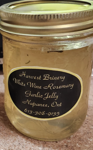 Alternative view of White Wine Jellies (Carmelized Onion or Rosemary ) ~ Harvest Brinery