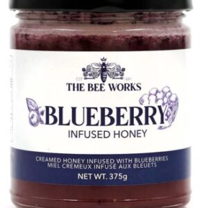 Blueberry Infused Creamed Honey  ~Beesworks