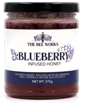 Blueberry Infused Creamed Honey  ~Beesworks