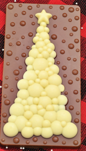 Christmas Tree Milk & White Chocolate Bar