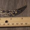 Half Moon Sterling Necklace with pearl embellishments ~ Lost Apostole - Image 4