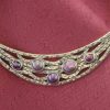 Half Moon Sterling Necklace with pearl embellishments ~ Lost Apostole - Image 8