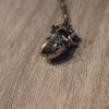White Bronze Anatomical Heart Pendant with chain ~ Lost Apostle Jewelry - Image 9