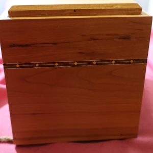 Alternative view of Inlaid Cherry Kleenex Box ~ Marcel Corbeil