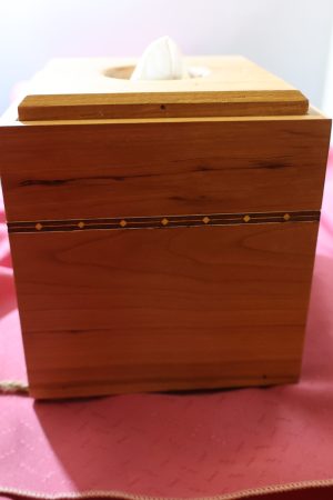 Alternative view of Inlaid Cherry Kleenex Box ~ Marcel Corbeil