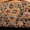 Zardozi Black Velvet Gem Embroidered & Beaded Purse - SOLD - Image 9