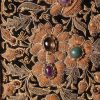 Zardozi Black Velvet Gem Embroidered & Beaded Purse - SOLD - Image 2