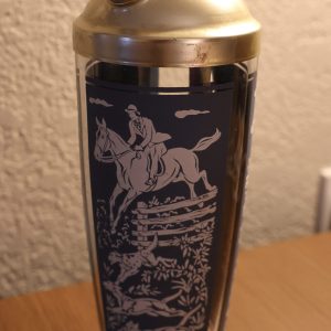 Alternative view of Hazel Atlas Fox Hunt Scene Horse Equestrian Cocktail Shaker