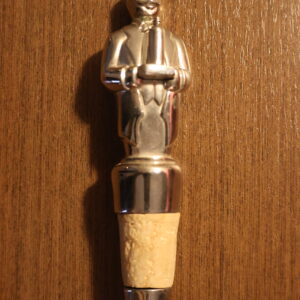 Chrome Butler Bottle Stop ~ Lenox, USA
