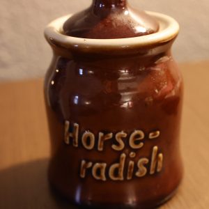 Horseradish Pot/Crock ~ Hall Pottery