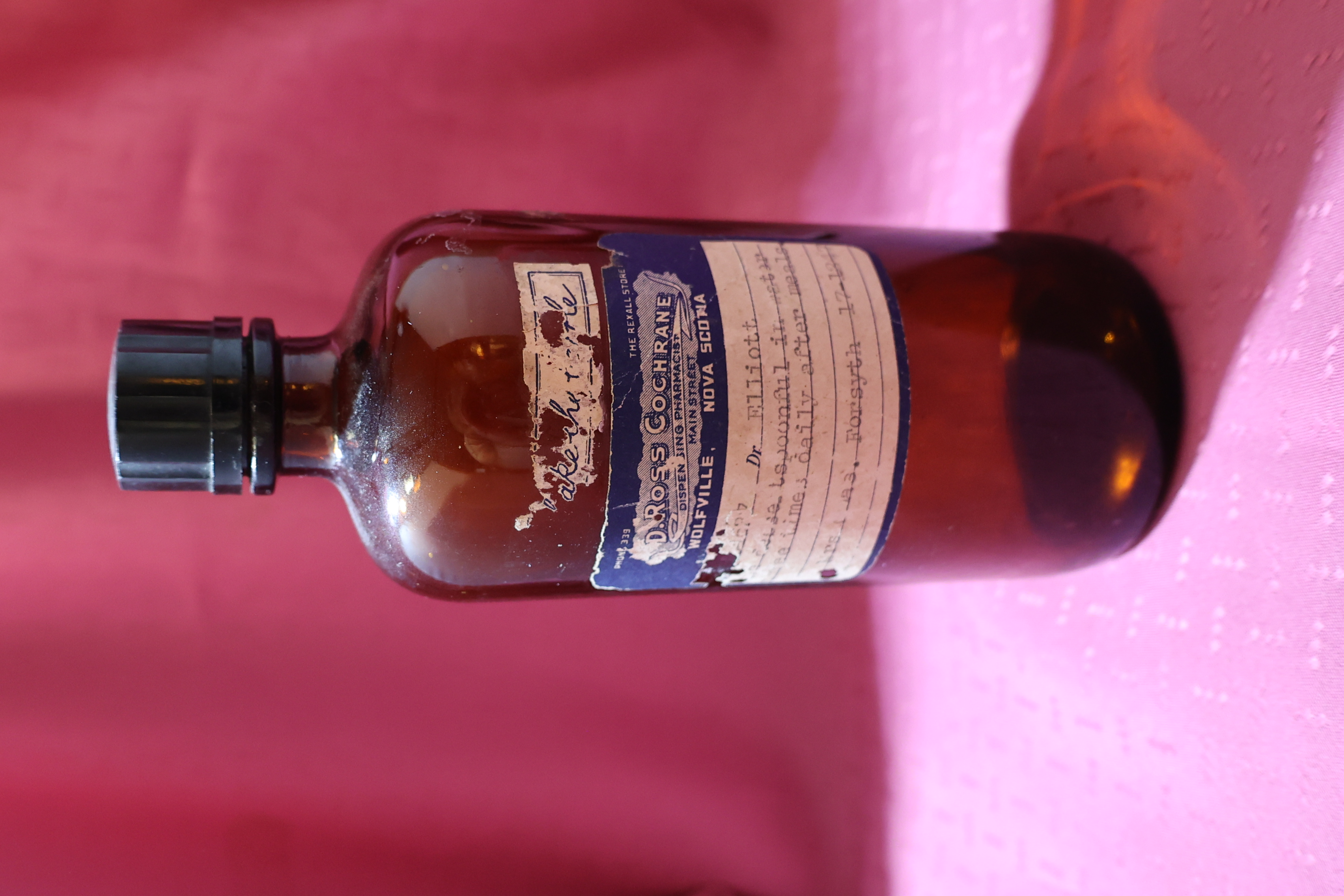 Medicine Bottle ~ Wolfville Nova Scotia