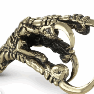 Alternative view of Bird / Crow Claw Bronze Necklace ~ Lost Apostle