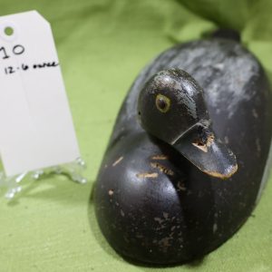 Alternative view of Black Duck Decoy #10 -Signed by Norm H MacDonald - Prince Edward County