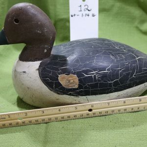 Alternative view of Red Headed Duck Decoy #12- Prince Edward County