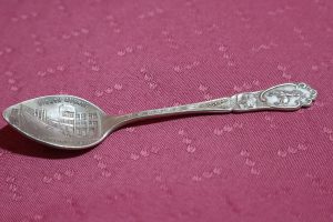 Sterling Spoon ~ Calgary Stampede, Alberta Coat of Arms Souvenir
