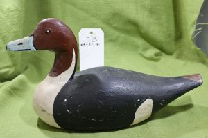 Signed Red Headed Duck Decoy #13- Prince Edward County