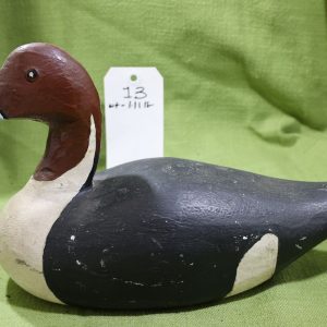 Signed Red Headed Duck Decoy #13- Prince Edward County