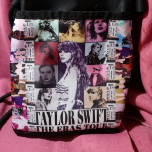 Taylor Swift The Eras Tour Official Merch Black Cloth Pouch Purse