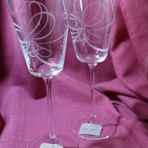 Crystal Water Goblets Kate Spade Belle Boulevard - Pair made by Lenox