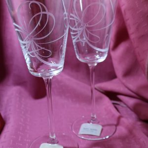 Crystal Water Goblets Kate Spade Belle Boulevard - Pair made by Lenox