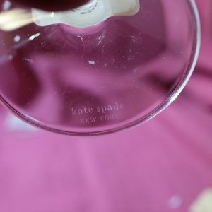Alternative view of Crystal Water Goblets Kate Spade Belle Boulevard - Pair made by Lenox
