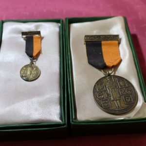 Alternative view of 1917-1921 Black &Tan Medal to Irish Republican Army Member Independence War