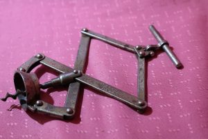 Corkscrew French Perfect Brevete S.G.D.G. Extendable Concertina early 1900s
