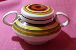 "Mexicana" by Ridgway Ironstone, England - 2 Handled Lidded Pot MCM