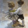 Unter Weiss Bach Dresden Lace Girl & Boy Figurine, Germany - Image 6