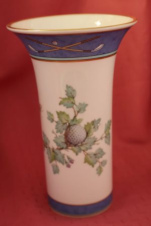 "Birdie" Porcelain Golf Themed Vase by AK Kaiser, Germany