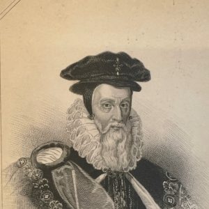 Portrait Engraving of William Cecil, Lord Burghley