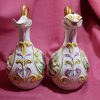 Capodimonte Oil (Olio) & Vinegar (Aceto) Cruets ~ Handpainted Cherubs ~ vintage Italian - Image 8