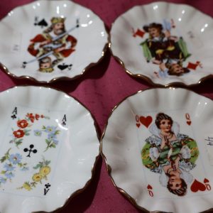 4 Jubilee Bone China Poker Collector Plates, England