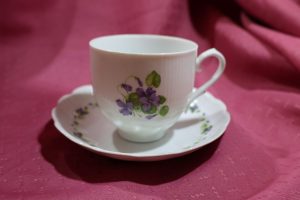 Romantica "Viola" Cup & Saucer ~ by Kaiser, Germany