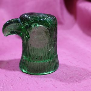 Emerald Green Eagle Decanter Lid or Shot Glass