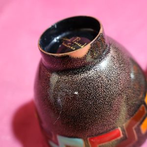 Alternative view of Miguel Pineda Handmade Copper Enamel Mexican Modernist Cup and Saucer