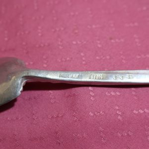 Alternative view of Norwegian Pewter Spoon "HILSENFRA NORGED" Greetings from Norway