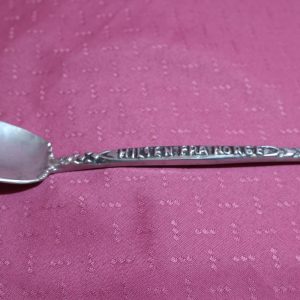 Norwegian Pewter Spoon "HILSENFRA NORGED" Greetings from Norway