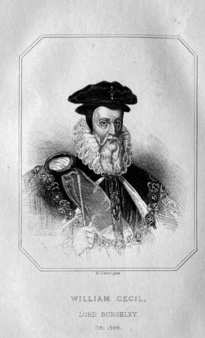 Alternative view of Portrait Engraving of William Cecil, Lord Burghley
