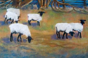 "Rush Hour In The County" ~ Judy Plomer - print